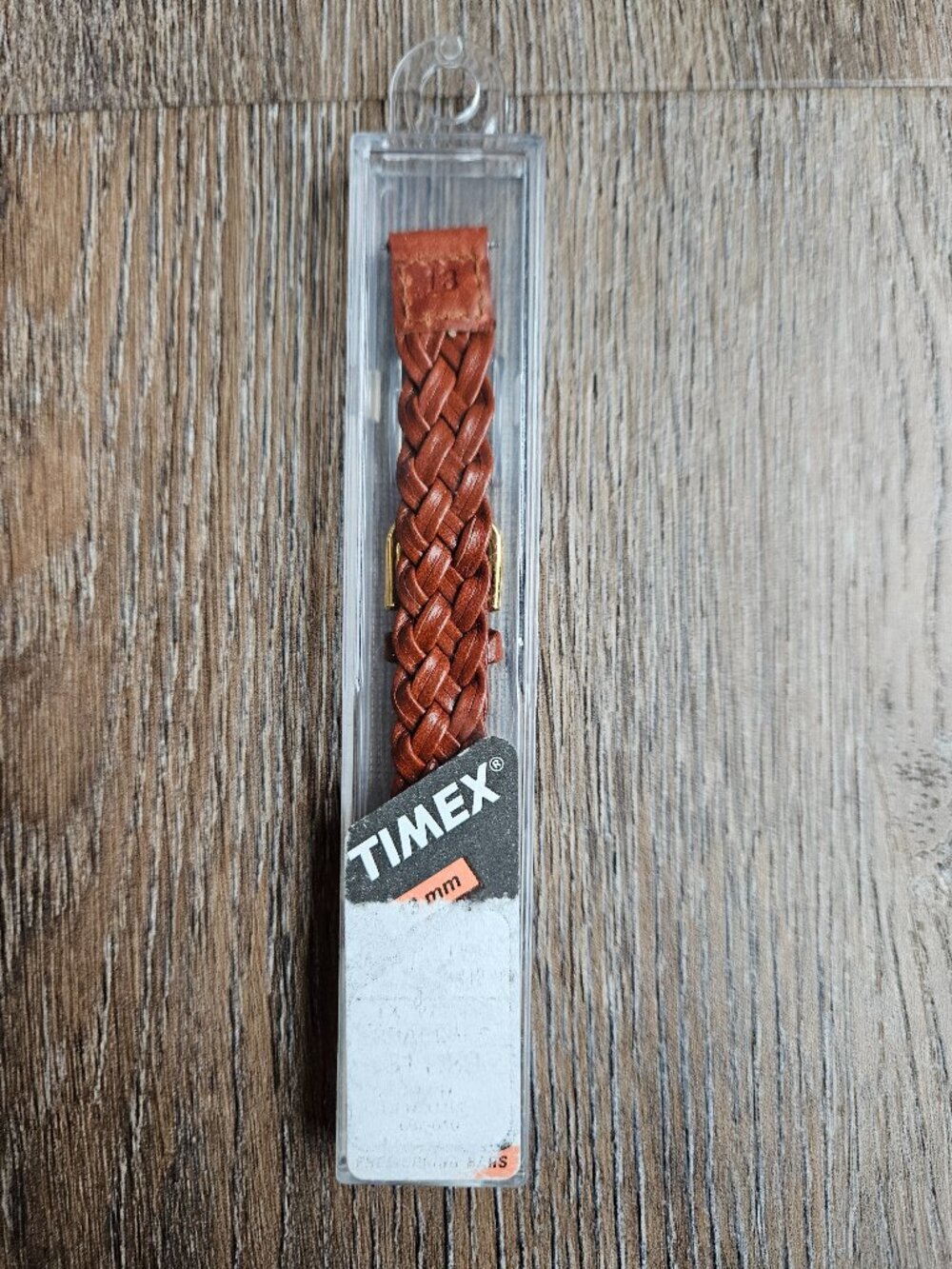Timex tan brown braided leather vintage NWT ladies wrist watch band